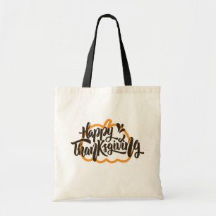 Tote Bag Texte mignon sur le citrouille pour Thanksgiving