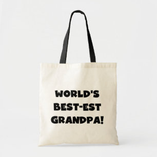 Tote Bag Texte noir ou blanc de grand-papa du Meilleur-est