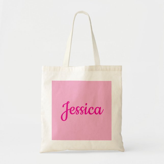 Tote Bag Texte personnalisable cool (Devant)