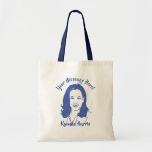 Tote Bag Texte personnalisé de la ligne Kamala Harris
