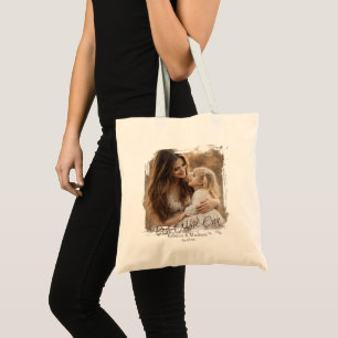Tote Bag Texte photo personnalisé 2 Meilleure maman qui soi