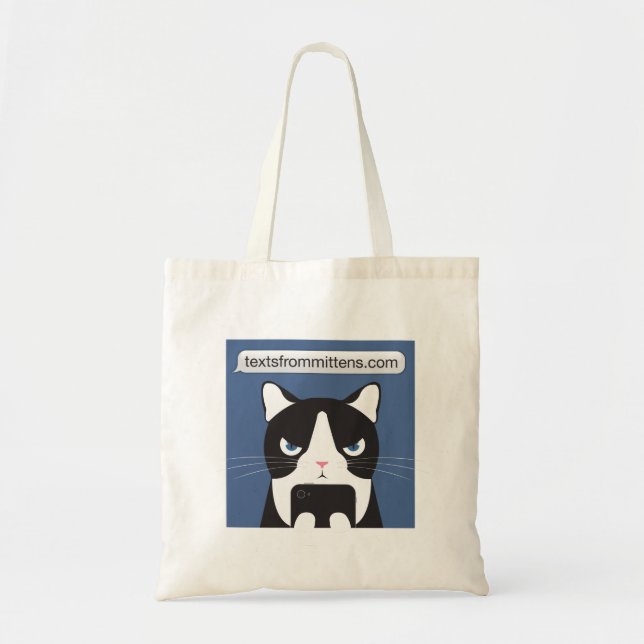 Tote Bag Textes des mitaines Fourre-tout (Devant)