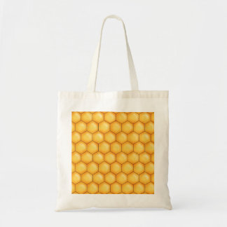 Tote Bag texture de peigne d'abeille de miel