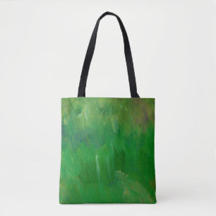 Tote Bag Texture de peinture d'herbe verte. Arrière - plan