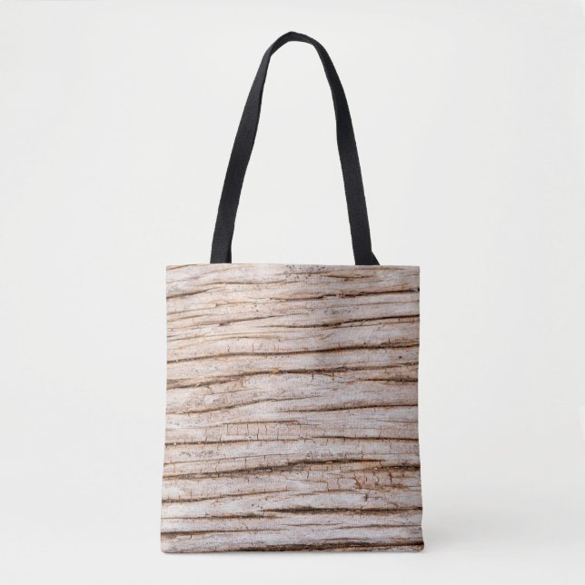 Tote Bag Texture en bois foncé. arrière - plan Abstrait Vin (Devant)
