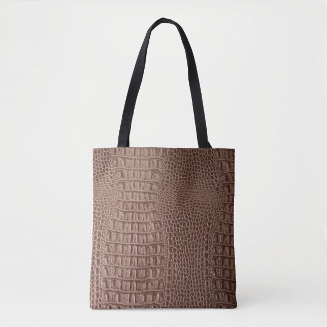 Tote Bag texture en cuir Brown arrière - plan fermer macros (Devant)