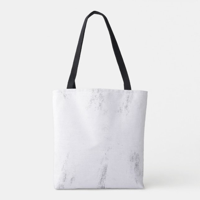 Tote Bag Texture Grunge Monochrome Minimaliste (Dos)