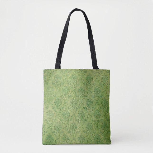 Tote Bag texture modèle verte Arrière - plan (Devant)