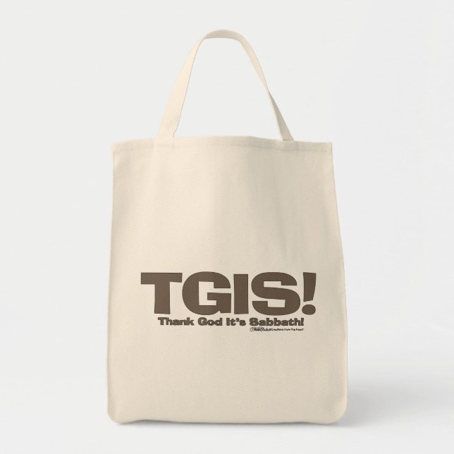 Tote Bag TGIS Sabbath design (Devant)