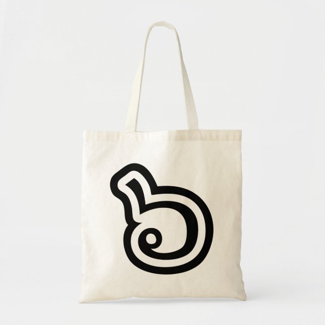 Tote Bag Thailande Numéro 6 / Six / ๖ (Ho/Hok) Langue thaïe (Devant)