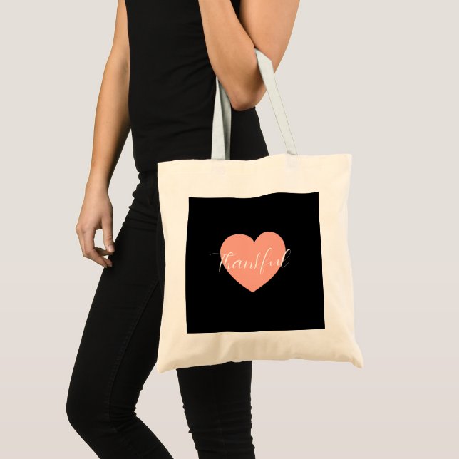 Tote Bag Thankful - Collection Automne Doux (Devant (produit))