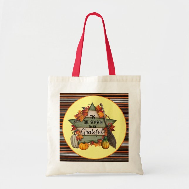 Tote Bag Thanksgiving Collection d'automne tendance (Devant)