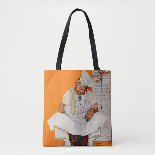 Tote Bag Thanksgiving Day Blues (Devant)