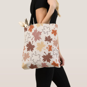 Tote Bag Thanksgiving jour design, automne feuilles naturel