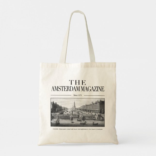 Tote Bag The Amsterdam Magazine Tote, Old City Amsterdam (Dos)