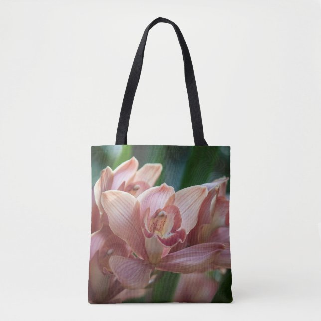 Tote Bag Thé au lait Orchidée (Devant)