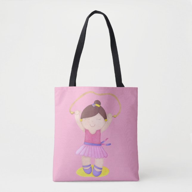 Tote Bag The Ballerina Jumping Rope (Devant)