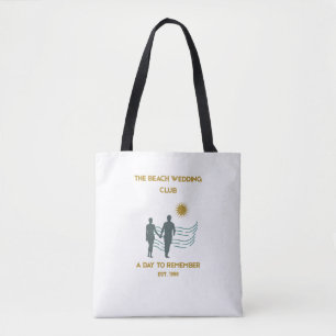 Tote Bag The Beach Wedding Club Ocean Luxe