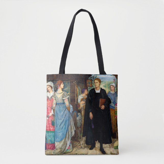 Tote Bag The Chance Meeting c. 1907 By Kate Elizabeth Bunce (Devant)