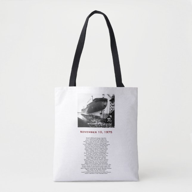 Tote Bag The Edmund Fitzgerald (Devant)