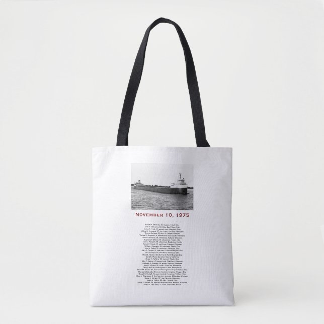 Tote Bag The Edmund Fitzgerald (Devant)