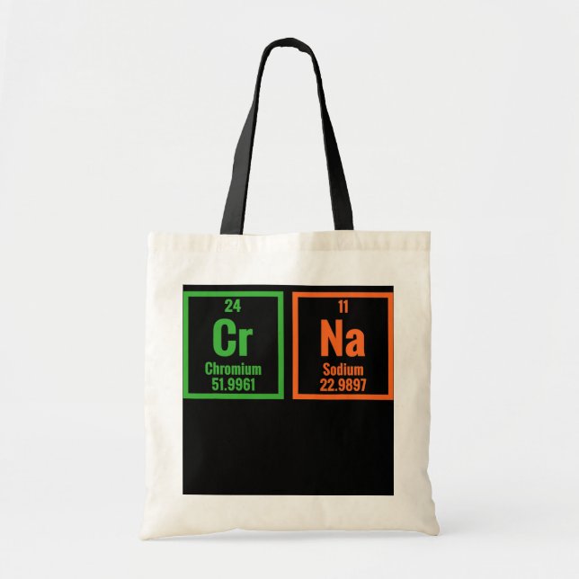 Tote Bag The Element of Crna Funny Register Nurse (Devant)
