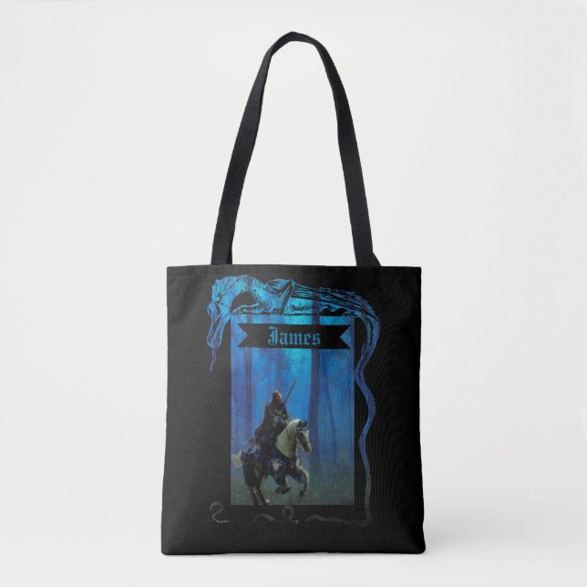 Tote Bag The Lone Knight: A Journey Through the Mist (Devant)
