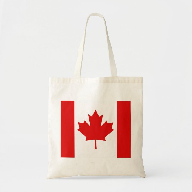 Tote Bag The Maple Leaf flag of Canada (Devant)