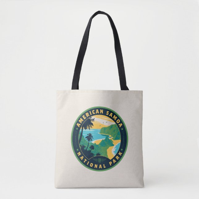 Tote Bag The National Park of American Samoa (Devant)