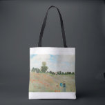 Tote Bag The Poppy Field near Argenteuil by Claude Monet<br><div class="desc">Oscar-Claude Monet (UK: /ˈmneɒ/, US: /ʊˈneɪ, madeˈ-/, French: [dmning]; 18 novembre 1840 - 5 december 1926) ce qui a French painter and founder impressiof painist ting who is as key precursor to modernism, especially in his attempts to paint nature as he perceived it.[1] During his long career, ce que la...</div>