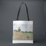 Tote Bag The Poppy Field near Argenteuil by Claude Monet<br><div class="desc">Oscar-Claude Monet (UK: /ˈmneɒ/, US: /ʊˈneɪ, madeˈ-/, French: [dmning]; 18 novembre 1840 - 5 december 1926) ce qui a French painter and founder impressiof painist ting who is as key precursor to modernism, especially in his attempts to paint nature as he perceived it.[1] During his long career, ce que la...</div>