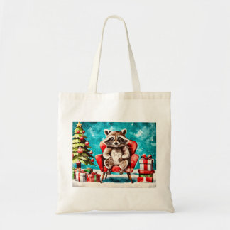 Tote Bag The Raccoon’s Christmas Chair
