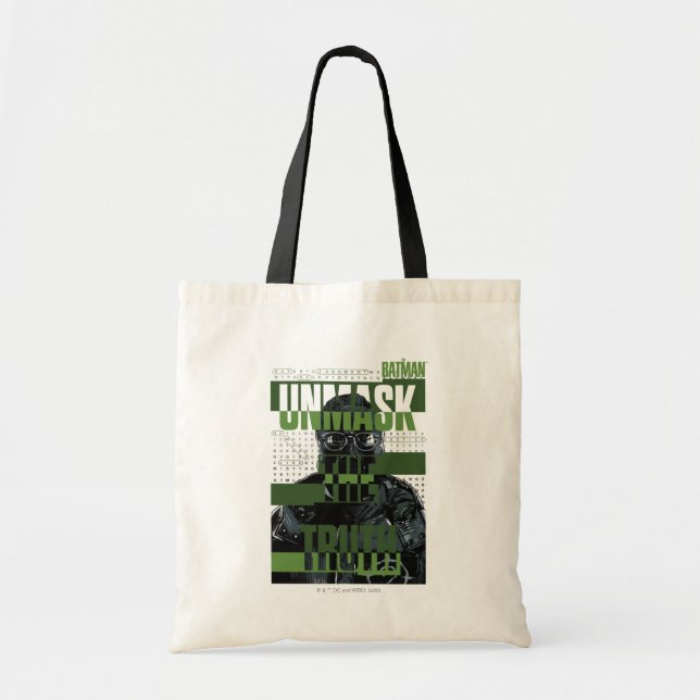 Tote Bag The Riddler - Unmask The Truth (Devant)