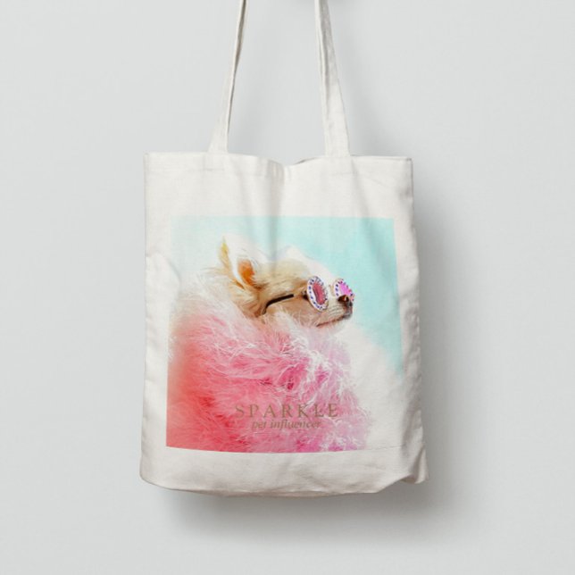 Tote Bag The Sparkle | Modern Personalized Pet Influencer  (Créateur téléchargé)