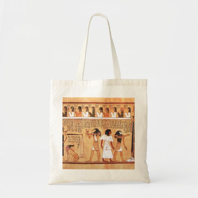 Tote Bag The Weighing Of The Heart Against Maat's Feather (Devant)