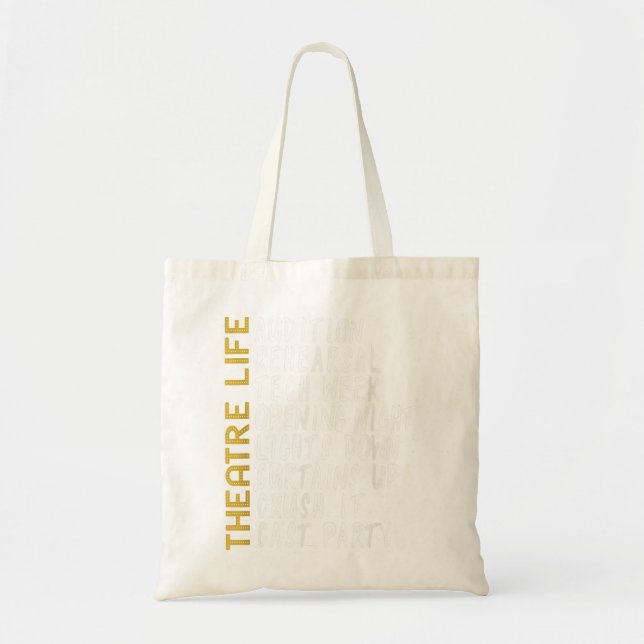 Tote Bag Théâtre Cadeau Chemise par intérim Thespian Play D (Devant)
