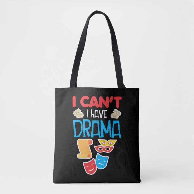 Tote Bag Théâtre dramatique de théâtre de théâtre de théâtr (Devant)