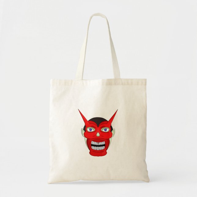 Tote Bag Théâtre japonais Hannya Noh (Devant)