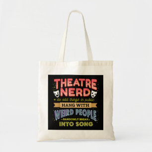 Tote Bag Théâtre Nerd, Drôle Actrice de Broadway