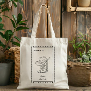 Tote Bag Thème occidental personnalisé dernière vacherie en