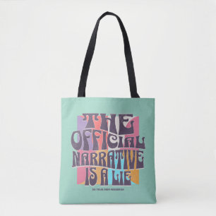 Tote Bag Théorie de la Conspiration Rétro