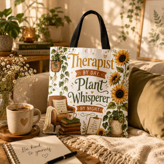 Tote Bag Thérapeute chuchoteuse de plantes