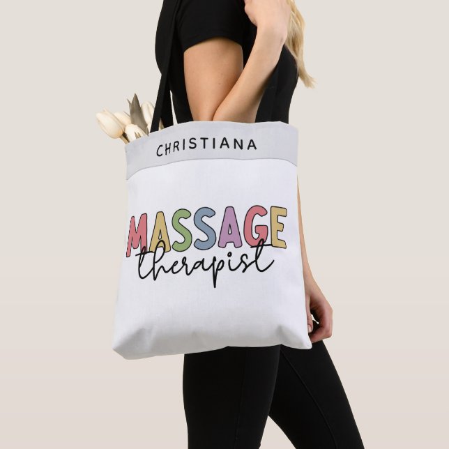 Tote Bag Thérapeute de massage sur mesure | Offres de masso (De près)