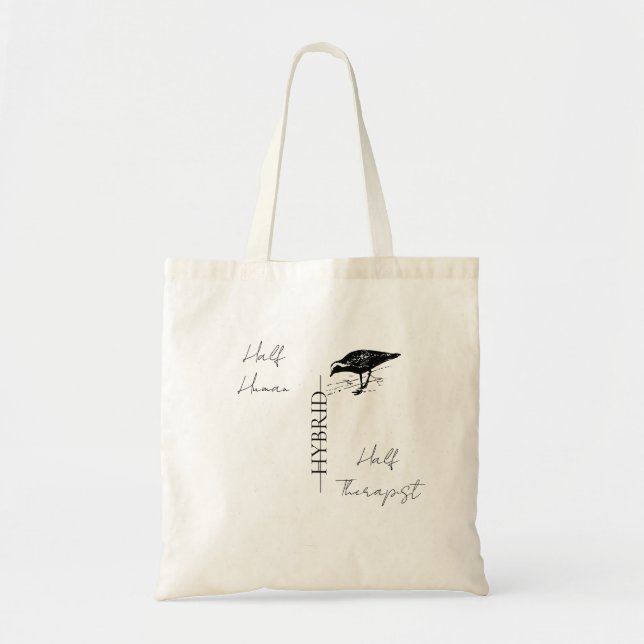 TOTE BAG THÉRAPEUTE HYBRIDE ET HUMAIN (Devant)