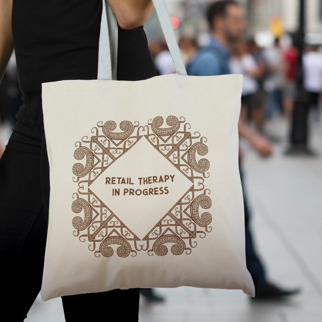 Tote Bag Thérapie amusante au détail en cours Celtic Tribal (Créateur téléchargé)