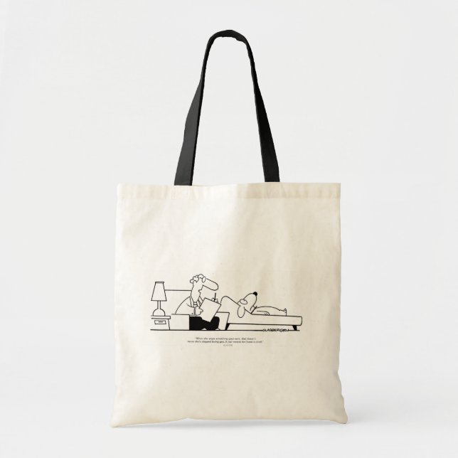Tote Bag Thérapie de chien (Devant)