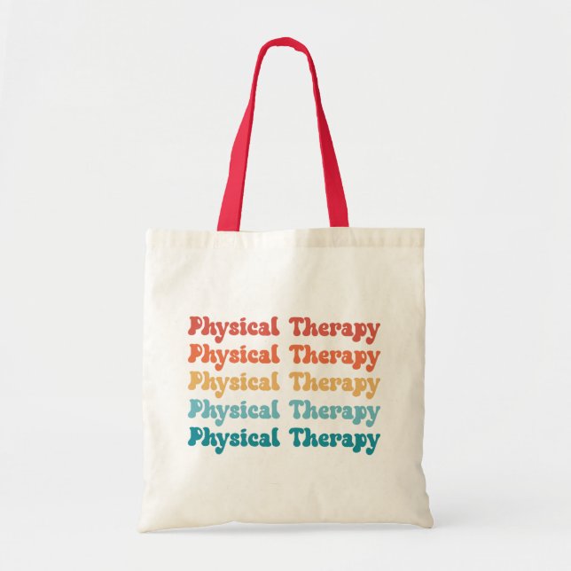 Tote Bag Thérapie physique PT Retro PT Cadeaux Grad (Devant)