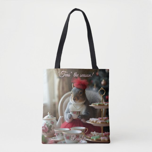 Tote Bag "Thés" la saison (Devant)
