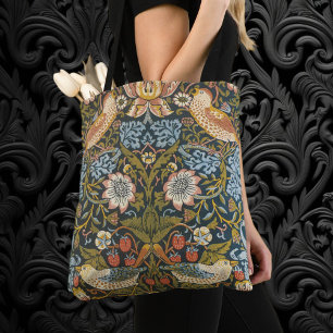 Tote Bag Thierry de fraises par William Morris, Art Vintage
