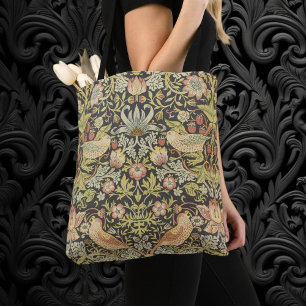 Tote Bag Thierry de fraises par William Morris, Art Vintage